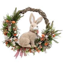 Guirlanda Enfeite De Páscoa Coelho Decorativa Arranjos 60cm Guirlanda Enfeite De Páscoa Coelho Decorativa Arranjos 60cm