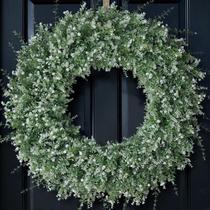 Guirlanda FOTEEWL 81 cm Eucalipto Artificial Branco-Verde Guirlanda FOTEEWL 81 cm Eucalipto Artificial Branco-Verde