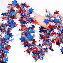 Guirlanda Hongsome de 15m com Glitter e Tema Patriótico Guirlanda Hongsome de 15m com Glitter e Tema Patriótico