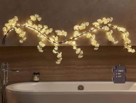 Guirlanda iluminada LITBLOOM Cherry Blossom com 96 luzes de fada