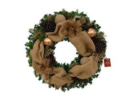 Guirlanda Moderna para Natal Luxuoso de 60 cm - Decoração de Porta Natalina. Guirlanda Moderna para Natal Luxuoso de 60 cm - Decoração de Porta Natalina.