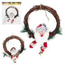 Guirlanda Natalina com Boneco 25cm - Decoração Festiva e Charmosa