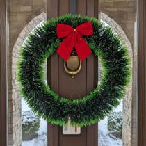 Guirlanda Natalina Laço Decorativo Enfeite Natal Média 33cm Verde Guirlanda Natalina Laço Decorativo Enfeite Natal Média 33cm Verde