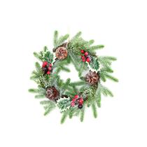Guirlanda Pinha Decoração de Natal 1 Peça 35 cm Enfeite