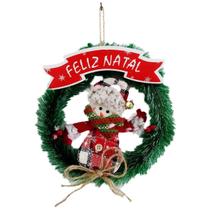 Guirlanda Pinheiro Decorativa 24cm Em Plástico Fartex
