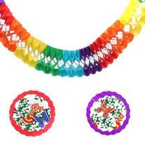 Guirlanda redonda grande colorida Guirlanda redonda grande colorida