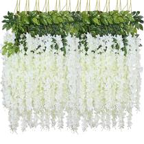 Guirlanda suspensa artificial Wisteria Vine Ratta - 24 unidades