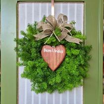 Guirlanda Verde Aconchego 45cm