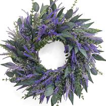 Guirlanda Zhoree 66cm Lavanda e Eucalipto Decoração Externa