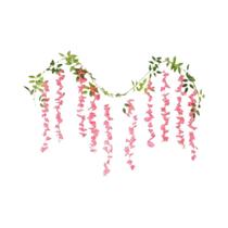 Guirlandas De Flores De Plástico Artificial De Lavanda Para Decoração De Casamentos E Dia Das Mães