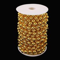 Guirnalda de Cuentas de Perla Jerler 10mm Dorada 10m Guirnalda de Cuentas de Perla Jerler 10mm Dorada 10m