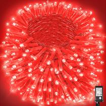 Guirnalda de luces rojas para Navidad Vivideal 50 m 500 LEDs 8 modos