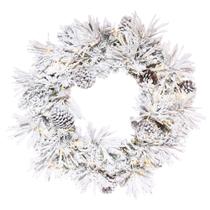 Guirnalda Navideña Vickerman Atka con Efecto Nevado 60 cm con 400 Luces LED Guirnalda Navideña Vickerman Atka con Efecto Nevado 60 cm con 400 Luces LED