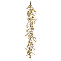 Guirnalda Navideña Vickerman de Eucalipto Dorado 1.5 m Sin Iluminar Guirnalda Navideña Vickerman de Eucalipto Dorado 1.5 m Sin Iluminar