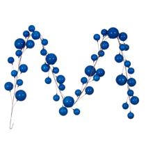 Guirnalda Vickerman de Alambre con Bolas en Rama Perla Azul 3m para Uso en Interiores Guirnalda Vickerman de Alambre con Bolas en Rama Perla Azul 3m para Uso en Interiores