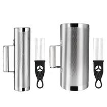Guiro Instrument Soulmate em aço inoxidável 310 e 612 com raspador Guiro Instrument Soulmate em aço inoxidável 310 e 612 com raspador