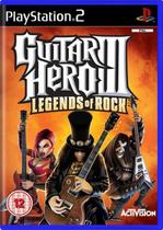 Guitar Hero III: Legends of Rock - Jogo PS2 Míidia Física - Sony