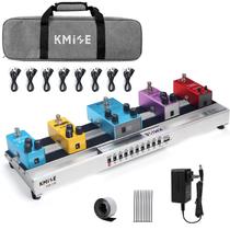 Guitar Pedal Board lotmusic com fonte de alimentação embutida Silver