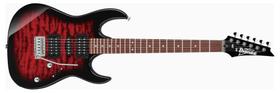 Guitarra 6C RG GIO Trans Red Burst Ibanez GRX70QA-TRB F035 Guitarra 6C RG GIO Trans Red Burst Ibanez GRX70QA-TRB F035