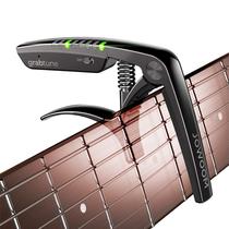 Guitarra acústica 2 em 1 Capo-Tuner JOWOOM Grabtune com LED