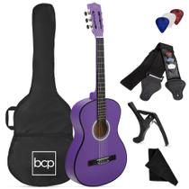 Guitarra Acústica Best Choice Products para Iniciantes - 38 Polegadas - Roxa