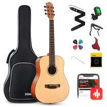 Guitarra Acústica Donner 3/4 Dreadnought - Tampo em Spruce com Acessórios