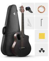 Guitarra Acústica Donner Carbon X Wood Rising-G1 com Kit 38"