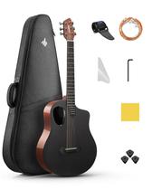 Guitarra acústica Donner Carbon X Wood Rising-G1 com kit de 38 polegadas