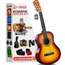 Guitarra Acústica Pyle 3/4 para Crianças - Tamanho Junior (36 Polegadas)