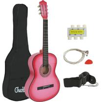 Guitarra Acústica ZENY 38 Polegadas para Iniciantes - com Estojo e Acessórios