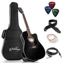 Guitarra Acústico-Elétrica Ashthorpe Thinline Cutaway em Tamanho Real