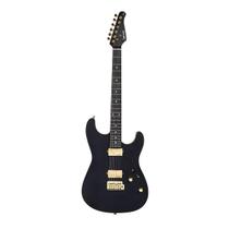 Guitarra Benson Hardy Modern R Strato Black Satin Gold Bag