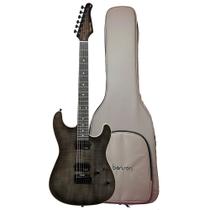 Guitarra benson - hardy s modern - charcoal burst com capa