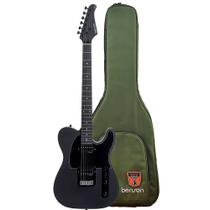 Guitarra Benson Telecaster Brave Two Black Satin C/ Bag