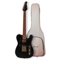 Guitarra Benson Telecaster Hardy Series HS 905 Black Gold Com Bag