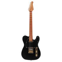 Guitarra Benson Telecaster Hardy T 904 BK/BK Gold C/ Bag