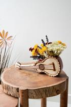 Guitarra cerâmica Planter KALALOU 32cm para decoração de casa Guitarra cerâmica Planter KALALOU 32cm para decoração de casa