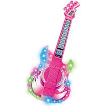 Guitarra com Microfone Pedestal Rock Show - DM Toys - ROSA Guitarra com Microfone Pedestal Rock Show - DM Toys - ROSA