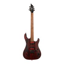 Guitarra Cort KX300 Etched EMG Etched Black Red EBR