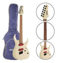 Guitarra Cort Mutility Ii X700 Mbg Military Beige + Capa Premium Guitarra Cort Mutility Ii X700 Mbg Military Beige + Capa Premium