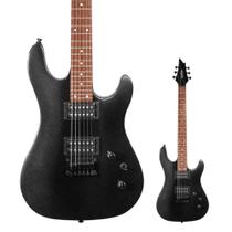 Guitarra Cort Sólida Basswood Captação Powersound 2 Humbucker Ponte Hardtail KX 100 BKM