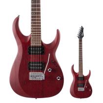 Guitarra Cort X 100 2 Humbucker Powersound Open Pore Black Cherry