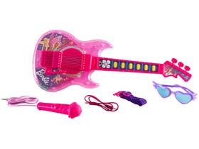 Guitarra de Brinquedo com Microfone