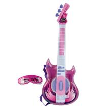 Guitarra de Brinquedo Rosa Com Óculos Hora do Show Zoop Toys