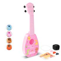 Guitarra de brinquedo YOLOPARK 17 - Ukulele infantil para meninas e meninos de 3 a 7 anos Guitarra de brinquedo YOLOPARK 17 - Ukulele infantil para meninas e meninos de 3 a 7 anos