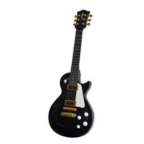 Guitarra de rock Simba Toys My Music World preta para crianças a partir de 4 anos