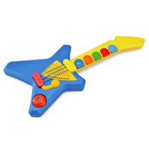 Guitarra Divertida Infantil Com Som E Luzes - Homeplay Guitarra Divertida Infantil Com Som E Luzes - Homeplay