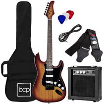 Guitarra Elétrica Best Choice Products com Amplificador de 10W - Tamanho Real