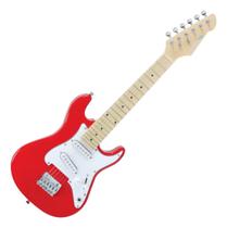 Guitarra Elétrica Class Class Kids Mini Strato Vermelha p/ Criança Destra