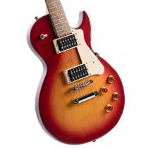Guitarra Elétrica Cort CR100 Mogno Humbucker Cherry Red Burst